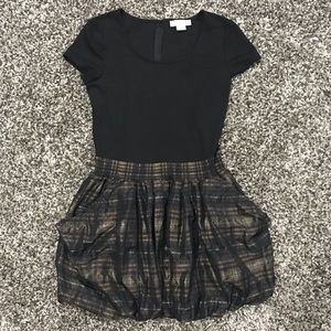 Michael Kors Puff Bottom Dress Super Cute Pocketed